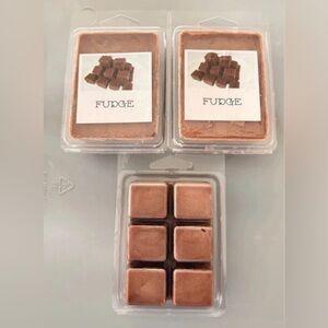 Sets of 3~Fudge Scented Wax Melts Tray - Brown
